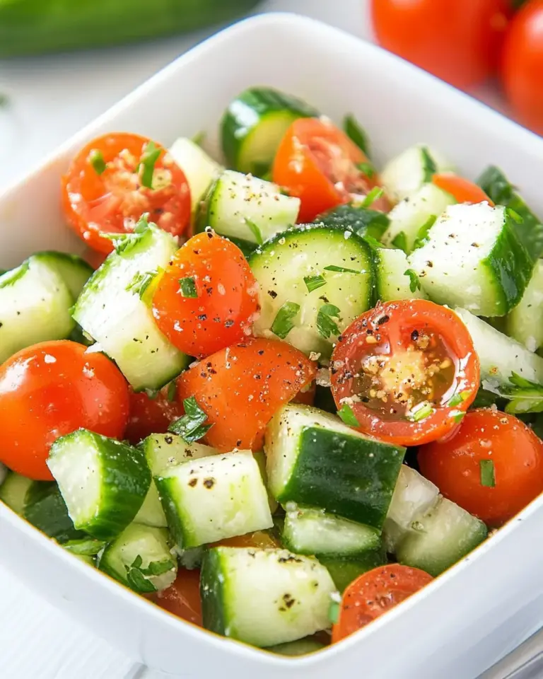Cucumber Tomato Salad