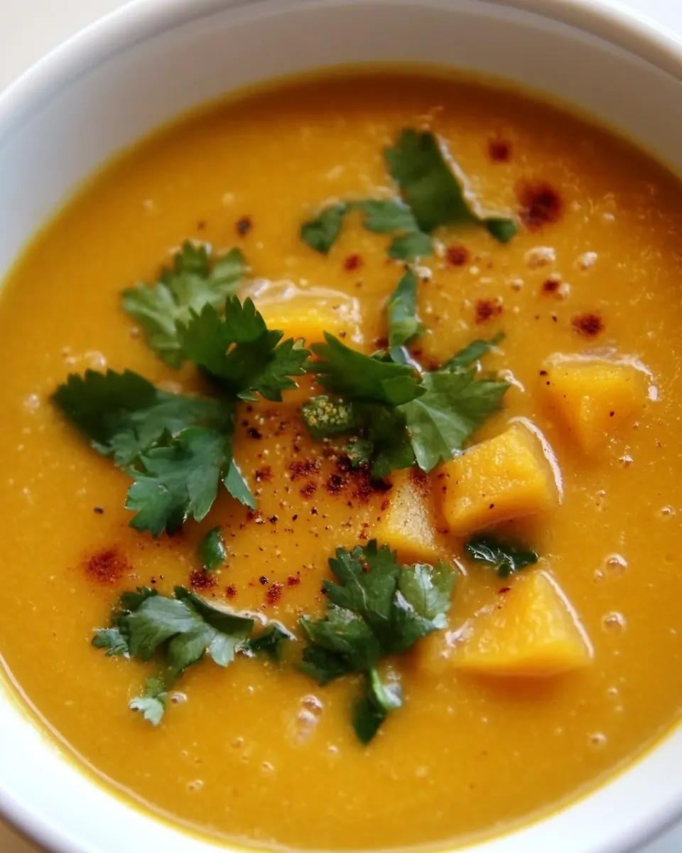 Curried Butternut Squash Soup