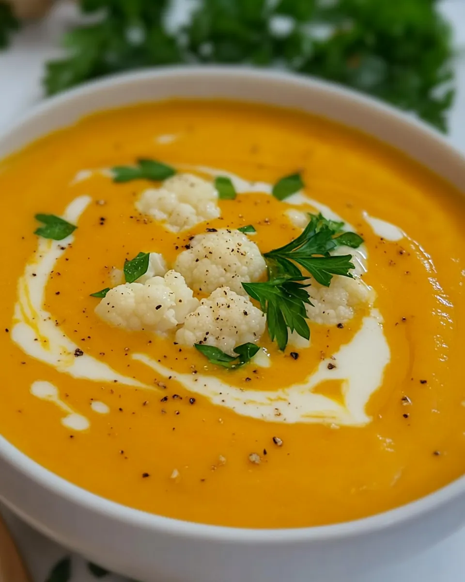 Curried Cauliflower Soup
