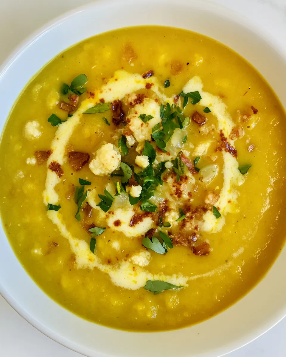 Curried Cauliflower Soup
