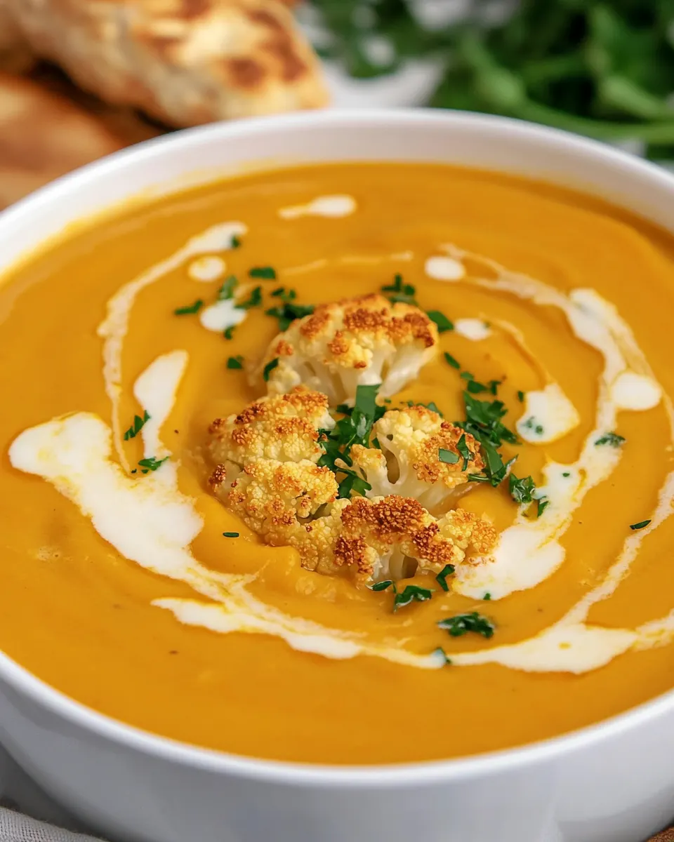 Curried Cauliflower Soup