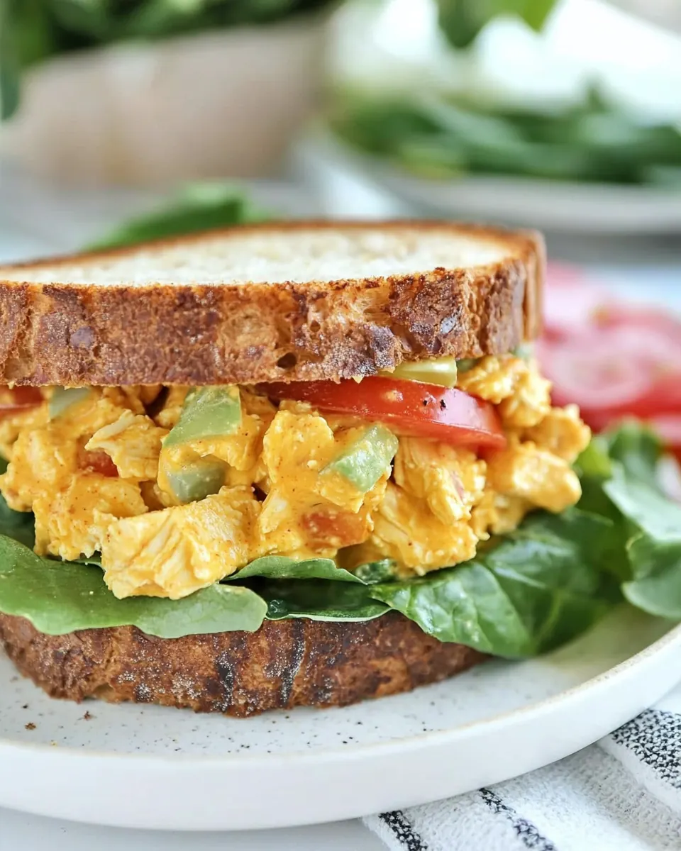 Curried Chicken Salad Sandwiches