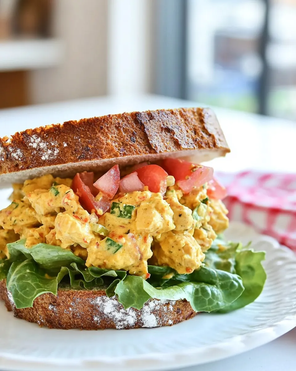 Curried Chicken Salad Sandwiches