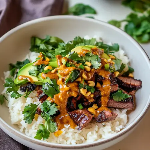Curried Thai Beef with Peanut Sauce