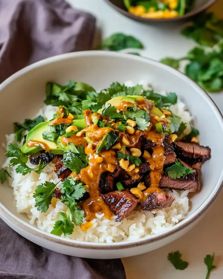 Curried Thai Beef with Peanut Sauce