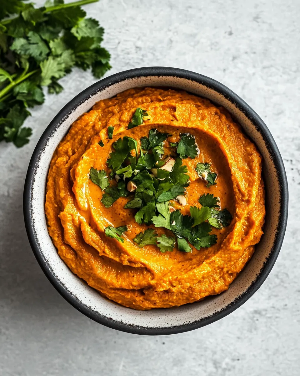 Curry Sweet Potato Almond Butter Dip