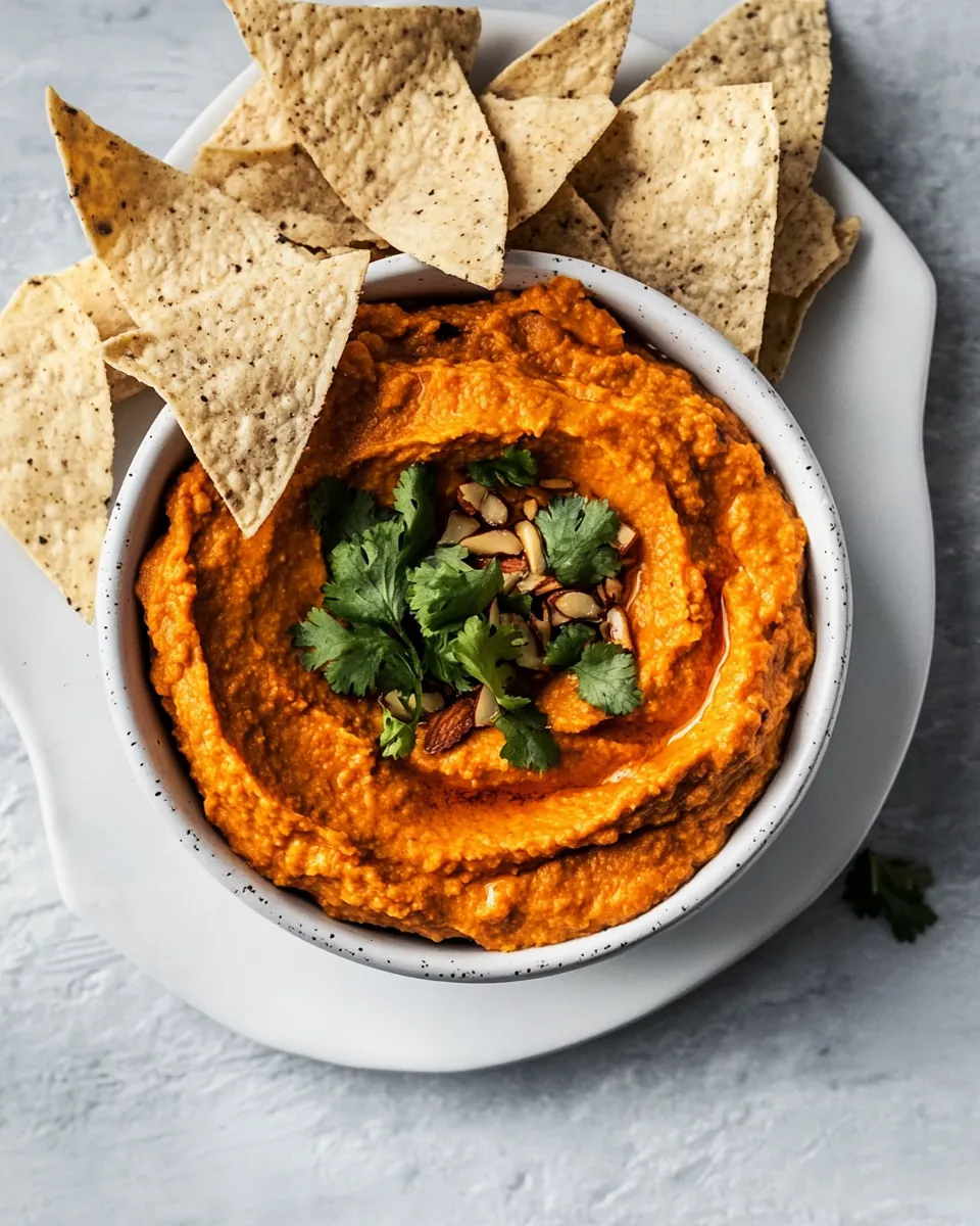 Curry Sweet Potato Almond Butter Dip