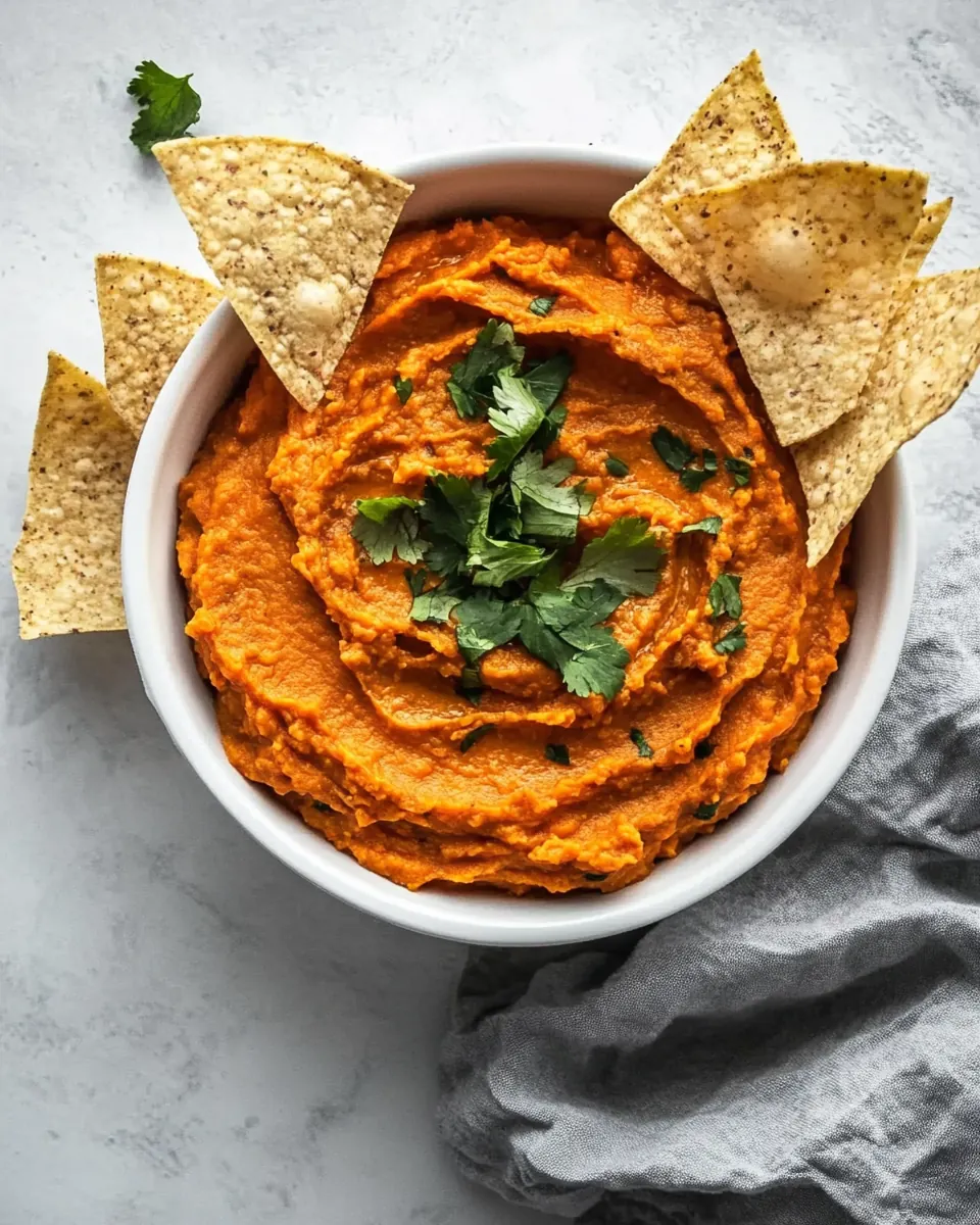 Curry Sweet Potato Almond Butter Dip