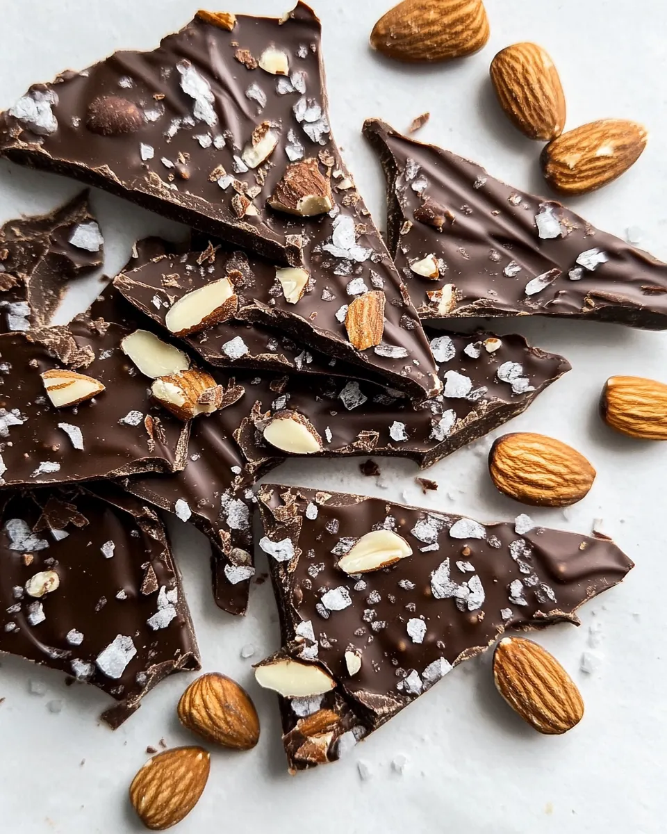 Dark Chocolate Almond Bark Thins