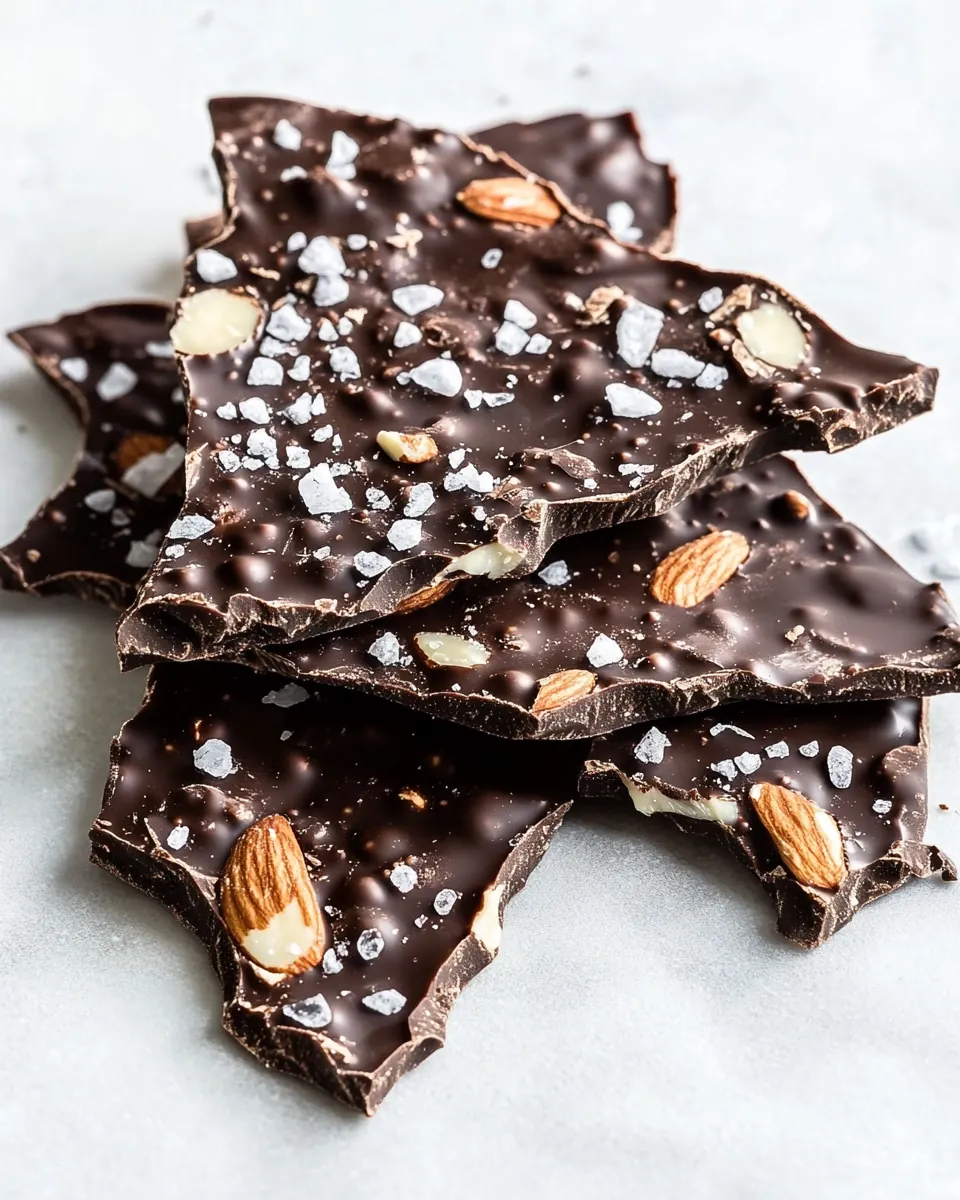 Dark Chocolate Almond Bark Thins