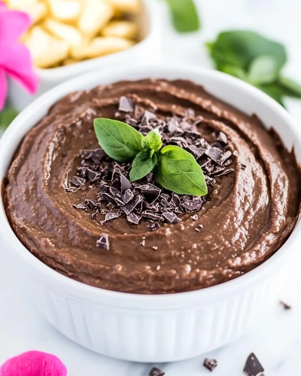 Dark Chocolate Hummus