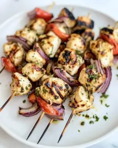 Delicious Greek Chicken Kebabs