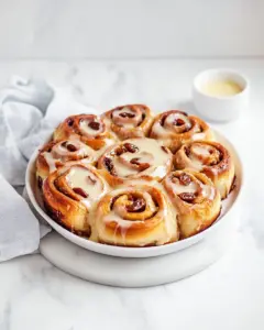Delicious raisin cinnamon sticky buns