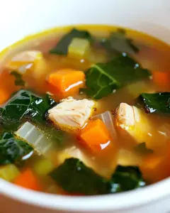 Detox Chicken Kale Soup