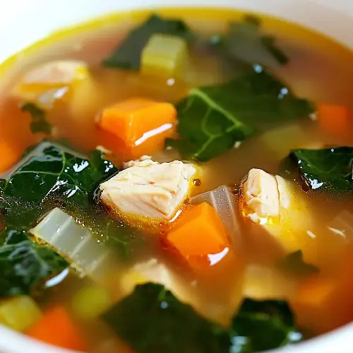 Detox Chicken Kale Soup