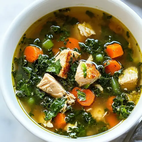Detox Chicken and Kale Soup