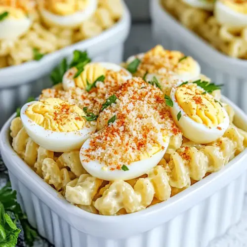 Deviled Egg Pasta Salad