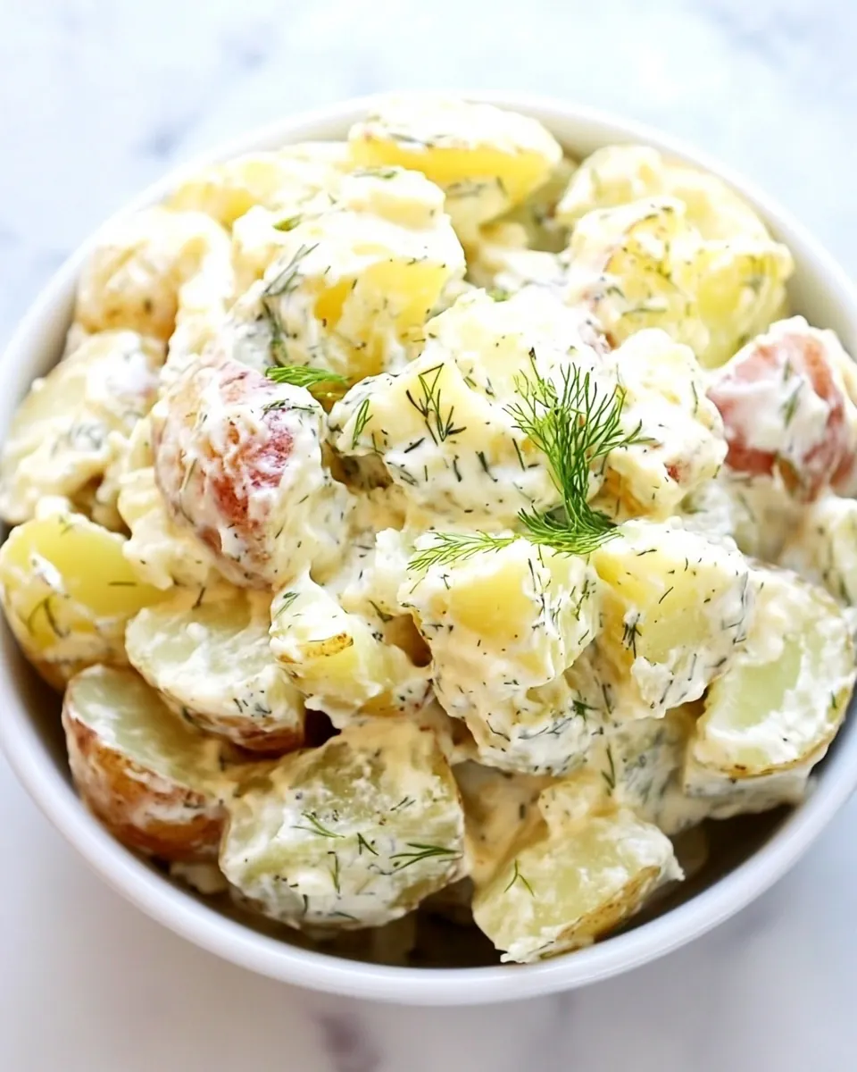 Dill Pickle Potato Salad