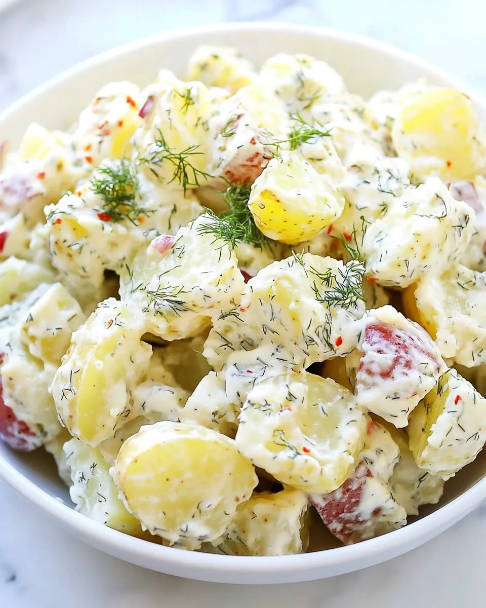 Dill Pickle Potato Salad