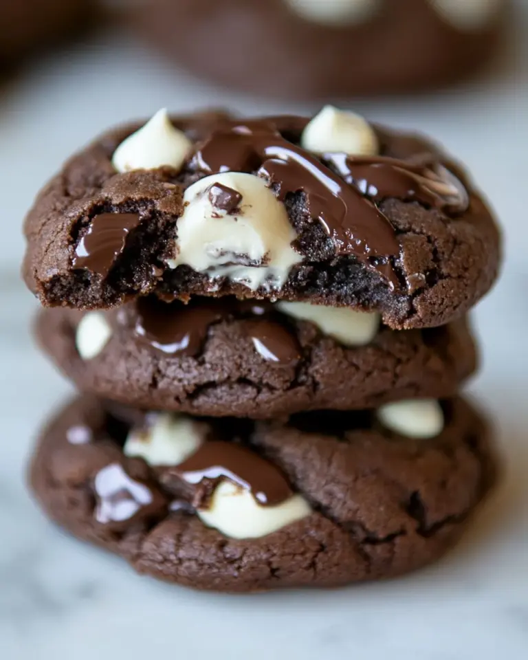 Double Chocolate Cheesecake Cookies