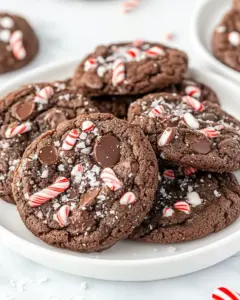 Double Chocolate Peppermint Cookies
