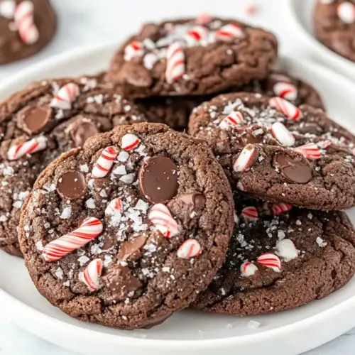 Double Chocolate Peppermint Cookies