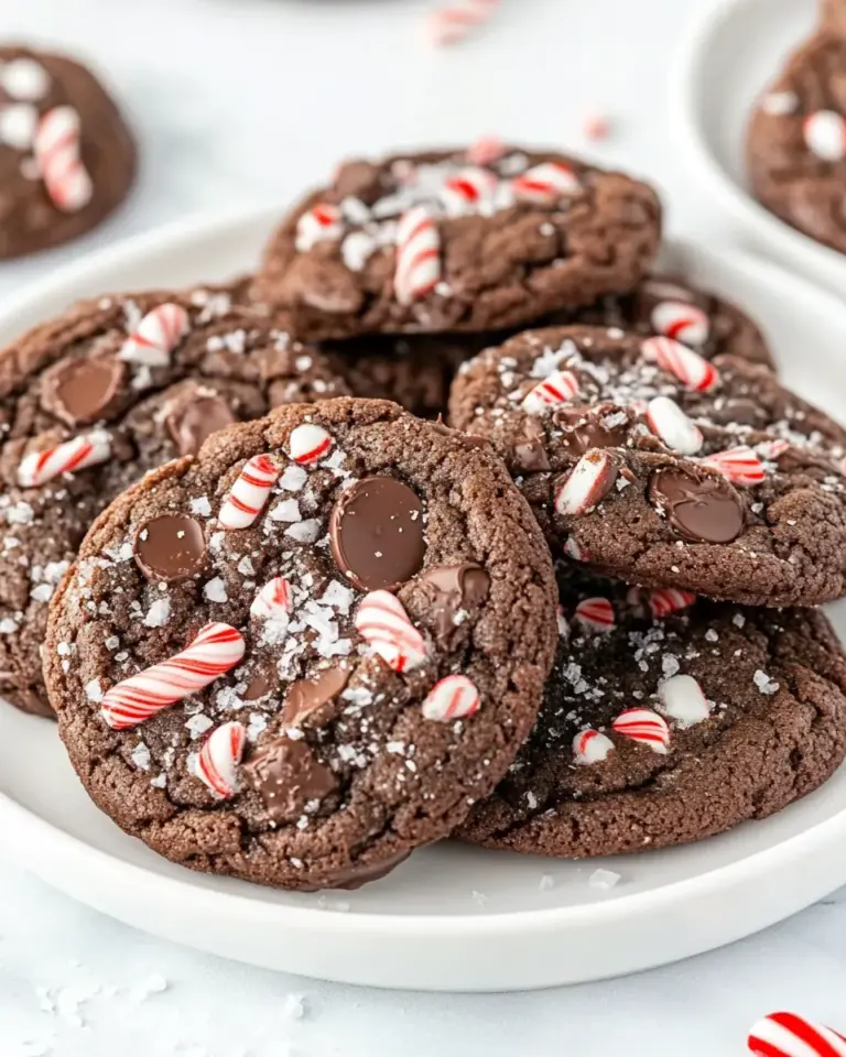 Double Chocolate Peppermint Cookies
