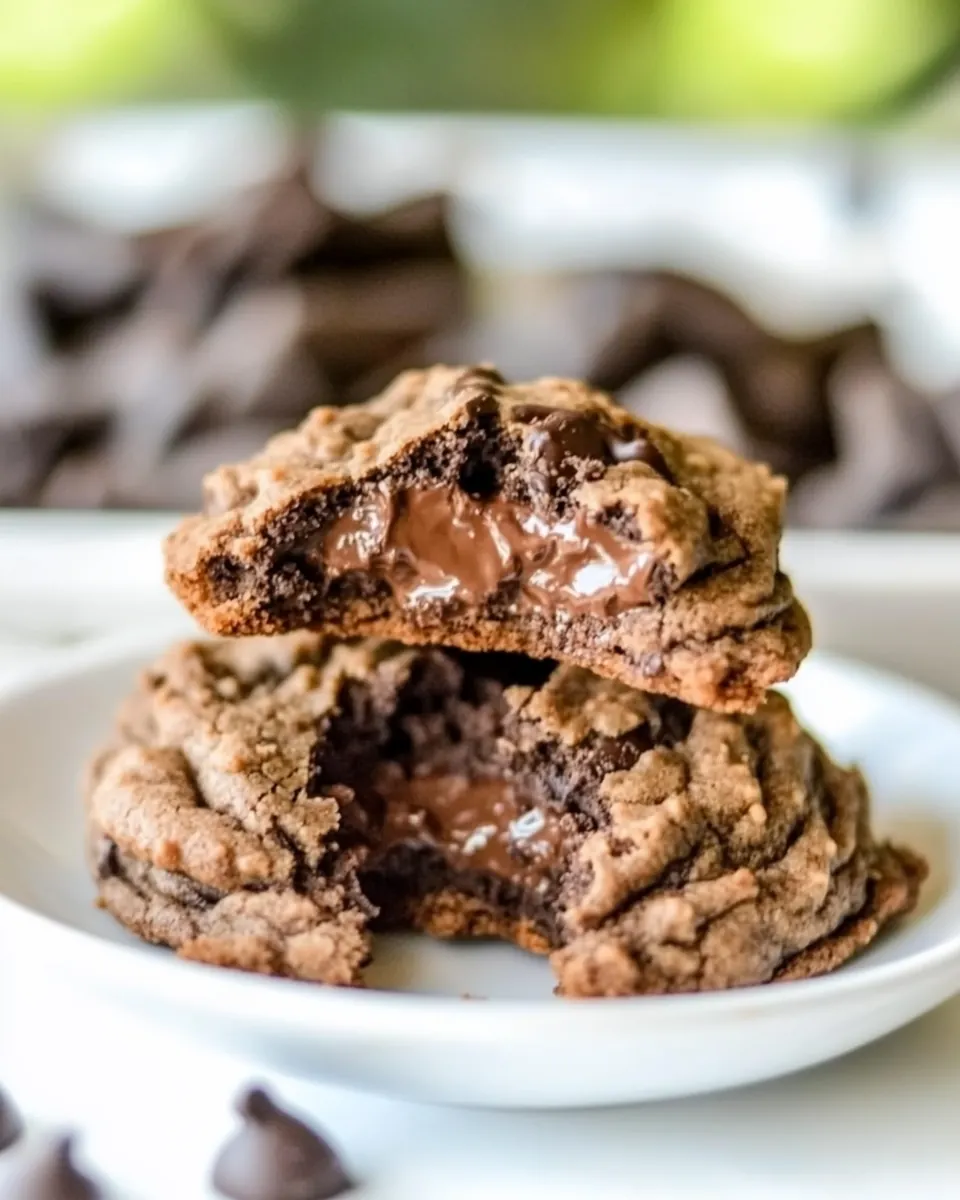 Double Chocolate Pudding Cookies