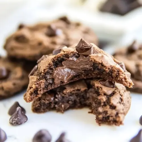 Double Chocolate Pudding Cookies