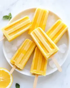 Dreamy Creamy Mango Pops