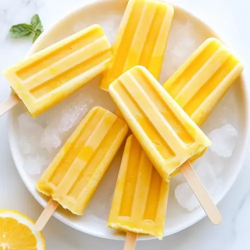 Dreamy Creamy Mango Pops