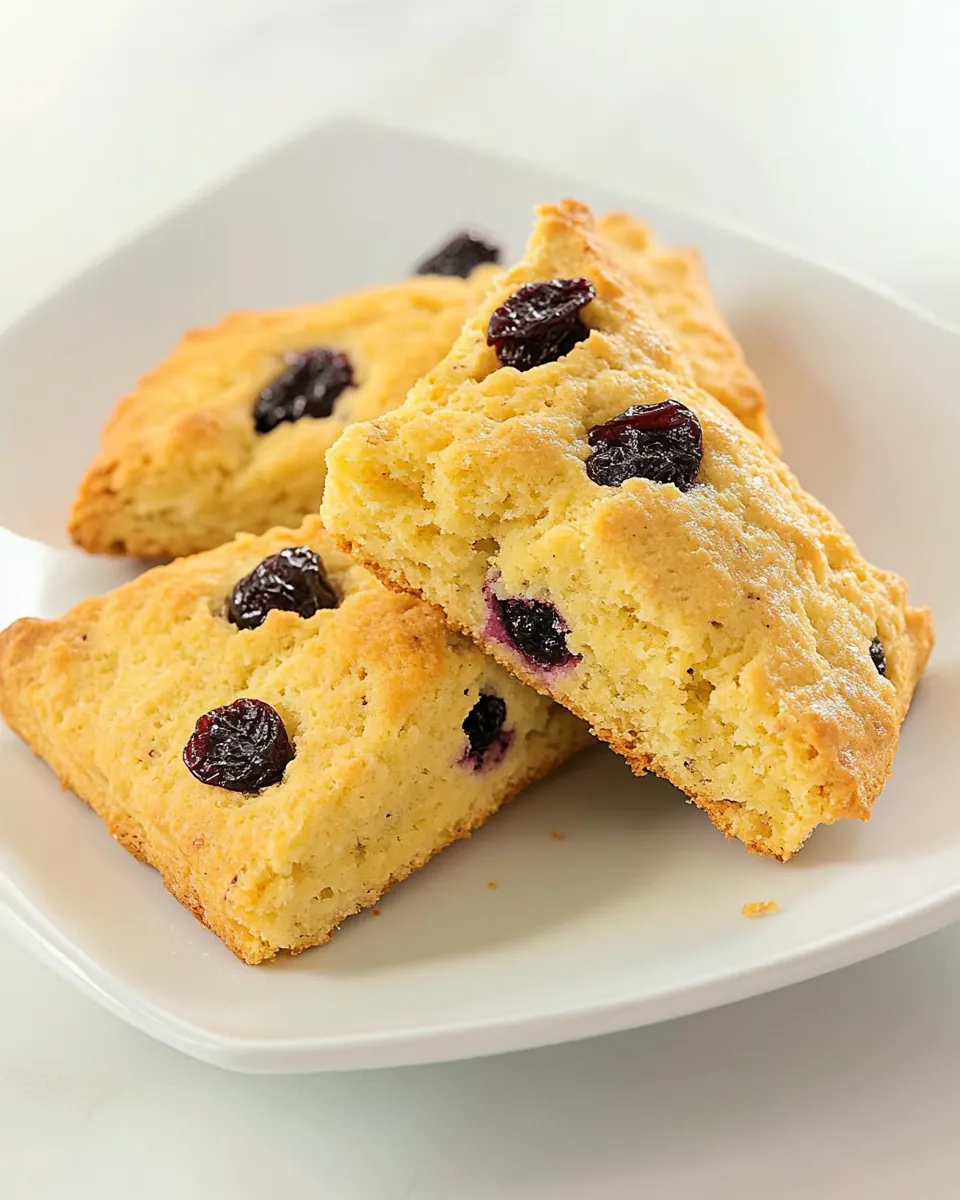 Dried Cherry Scones