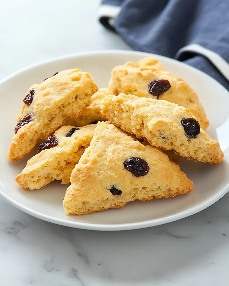 Dried Cherry Scones