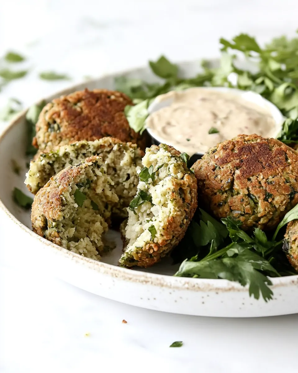 Easiest Baked Falafel