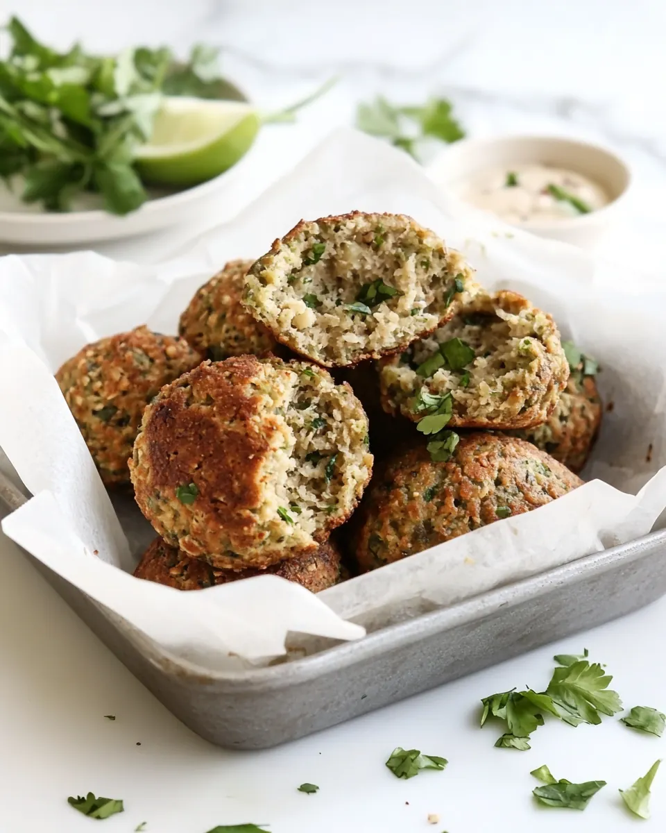 Easiest Baked Falafel