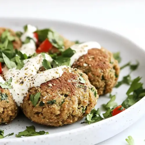 Easiest Baked Falafel