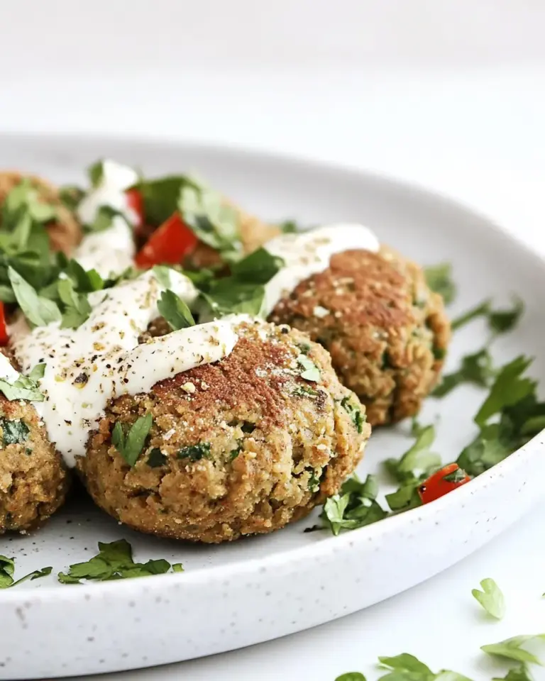 Easiest Baked Falafel