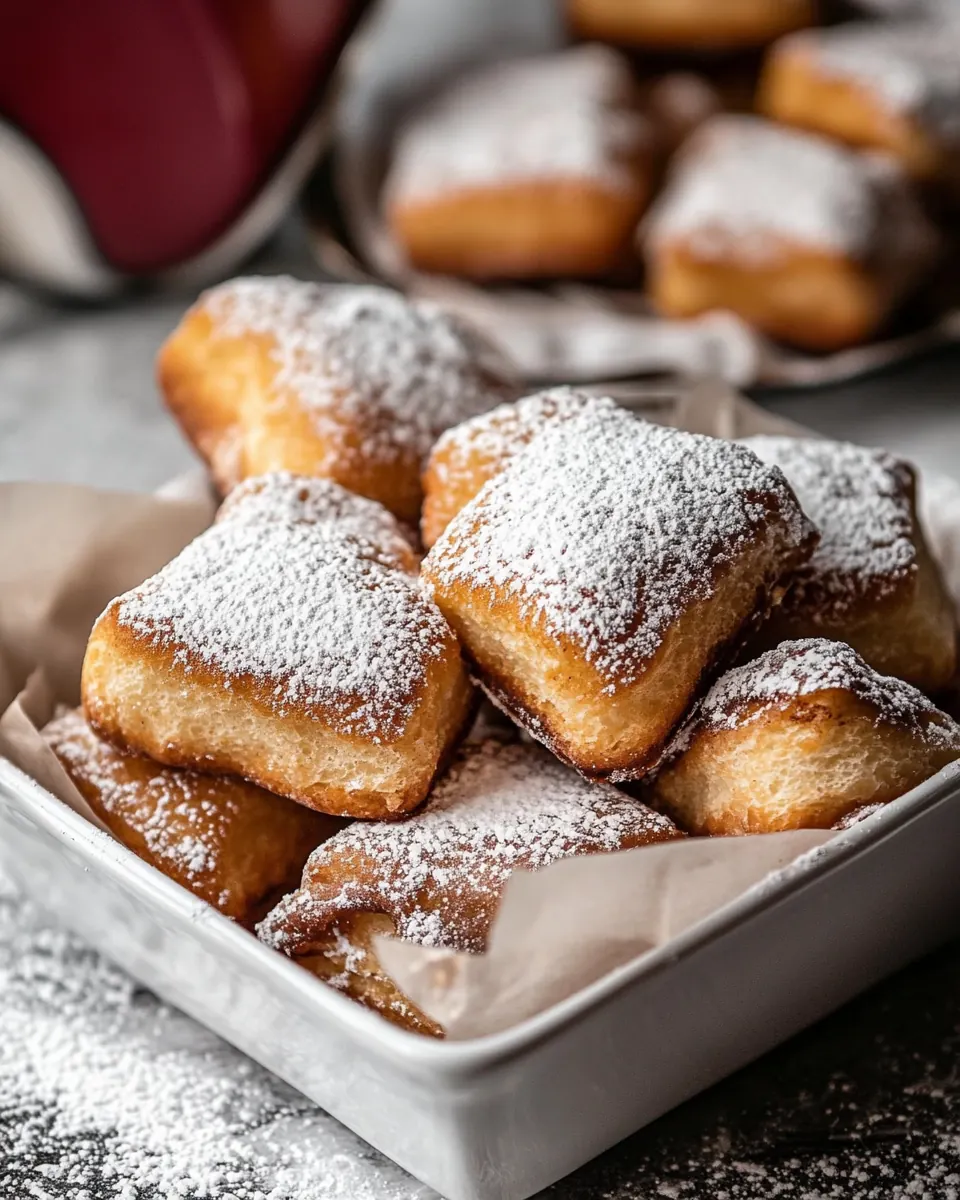 Easiest Cinnamon Buttermilk Beignets