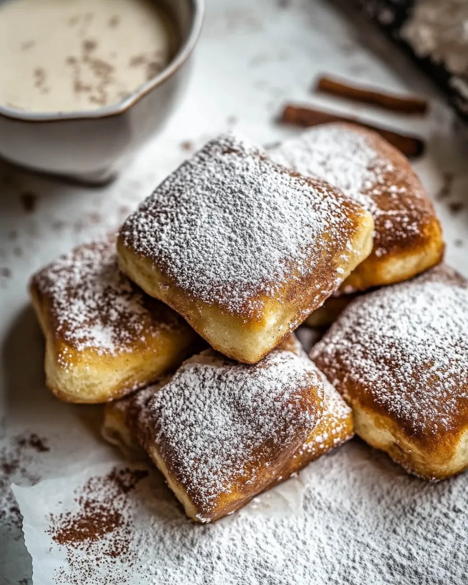 Easiest Cinnamon Buttermilk Beignets