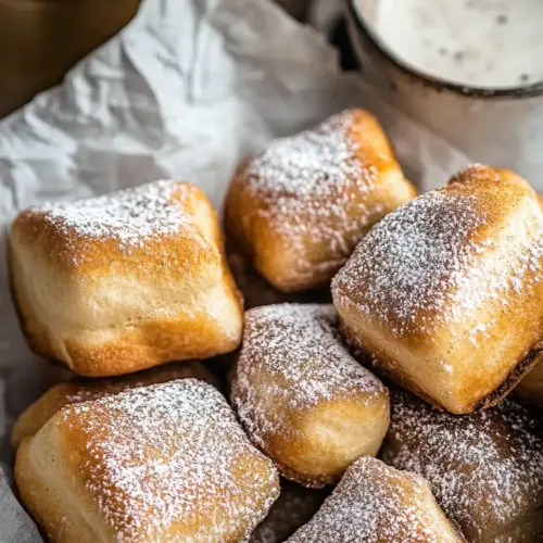 Easiest Cinnamon Buttermilk Beignets