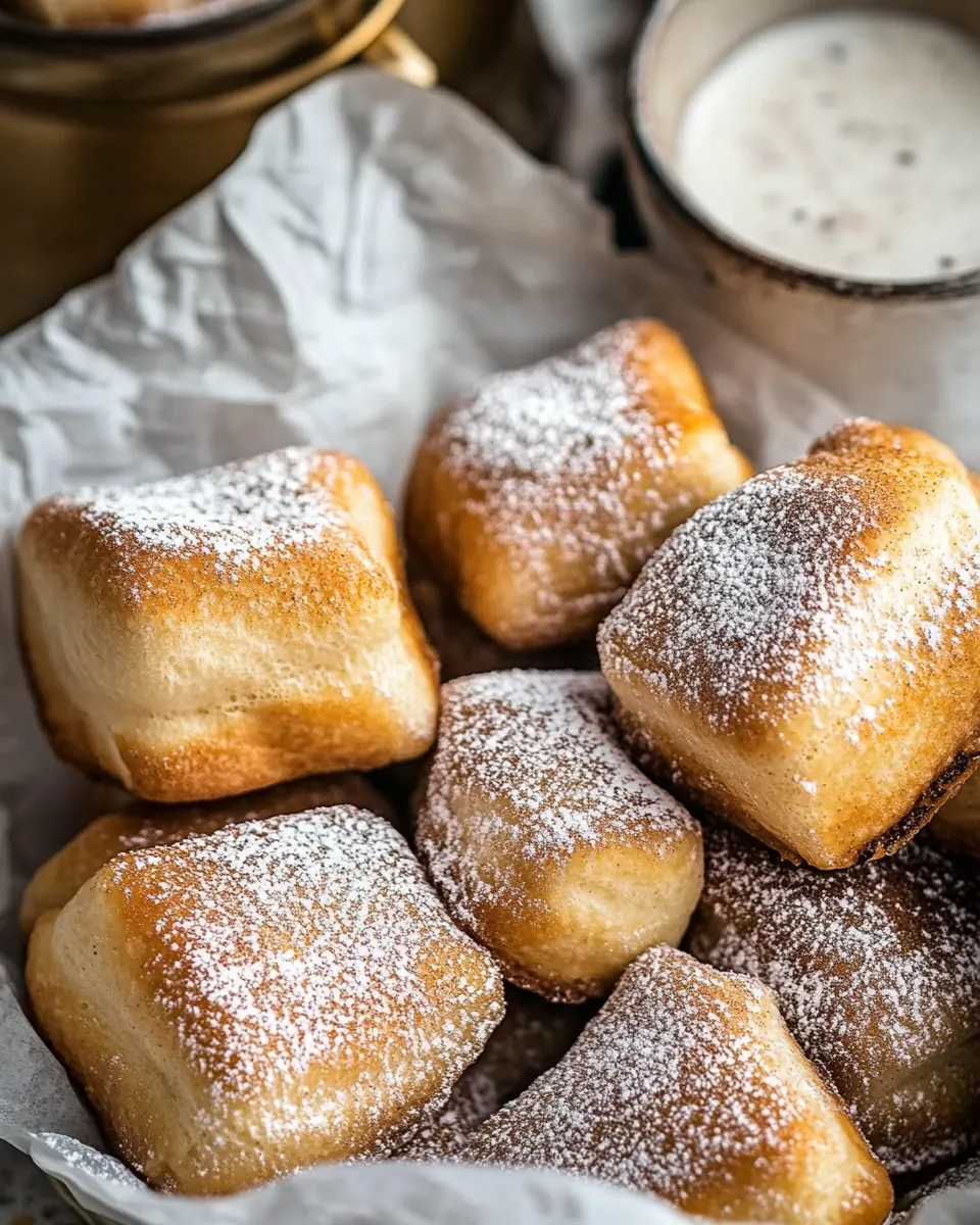 Easiest Cinnamon Buttermilk Beignets