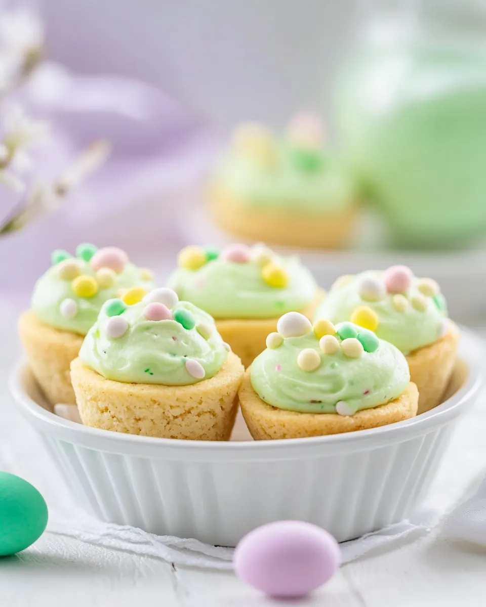 Easter Basket Cookie Cups