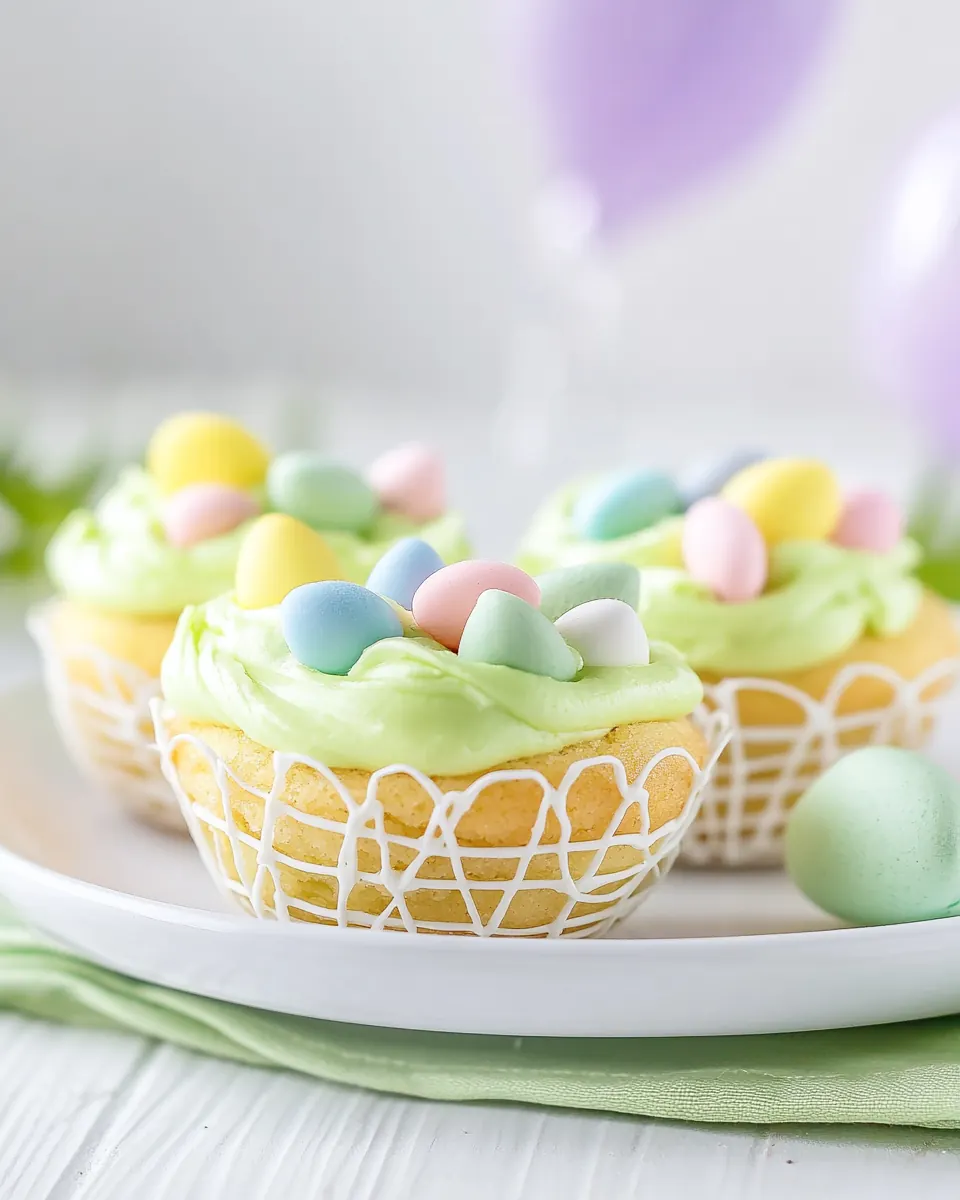 Easter Basket Cookie Cups