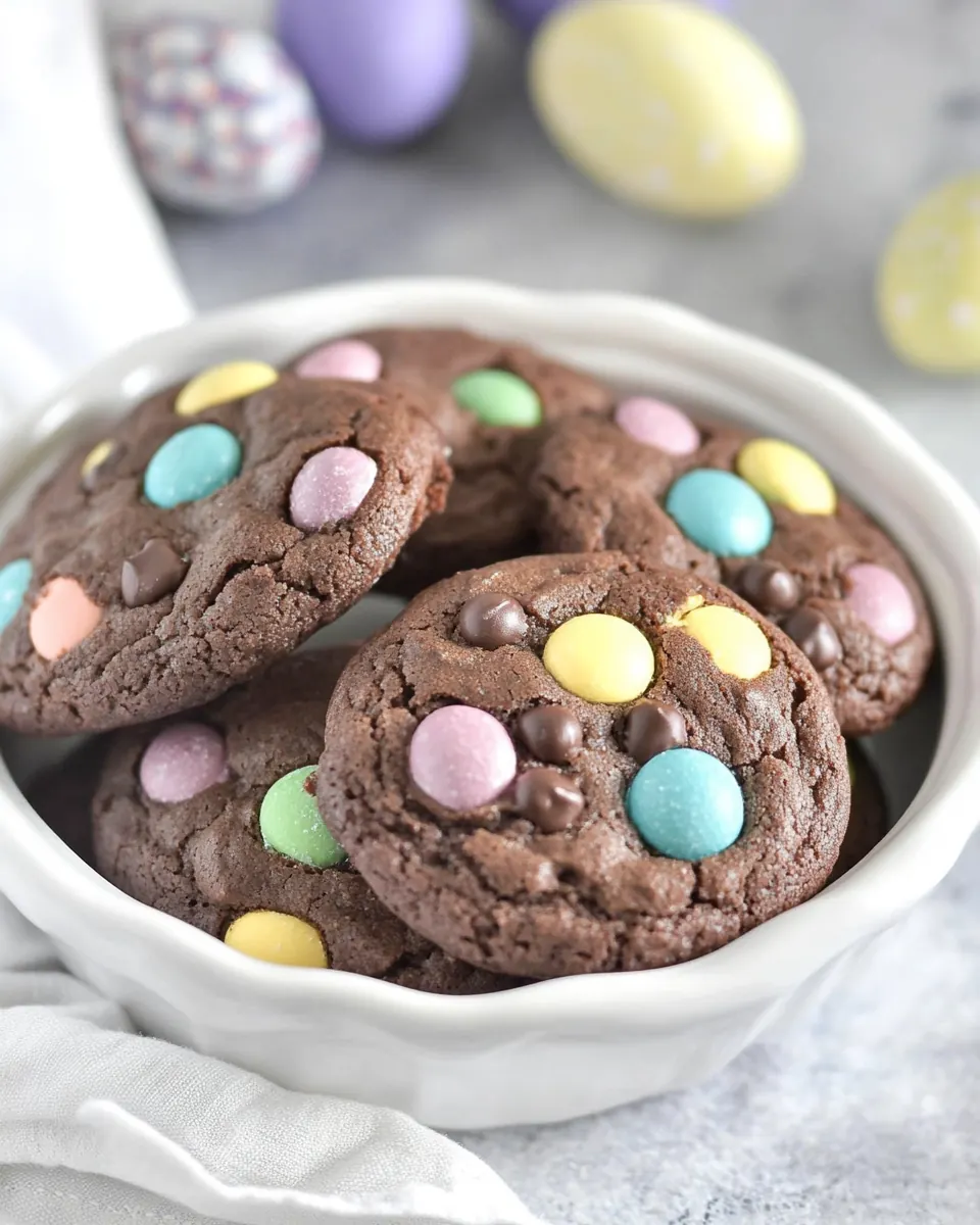 Easter Brownie Cookies