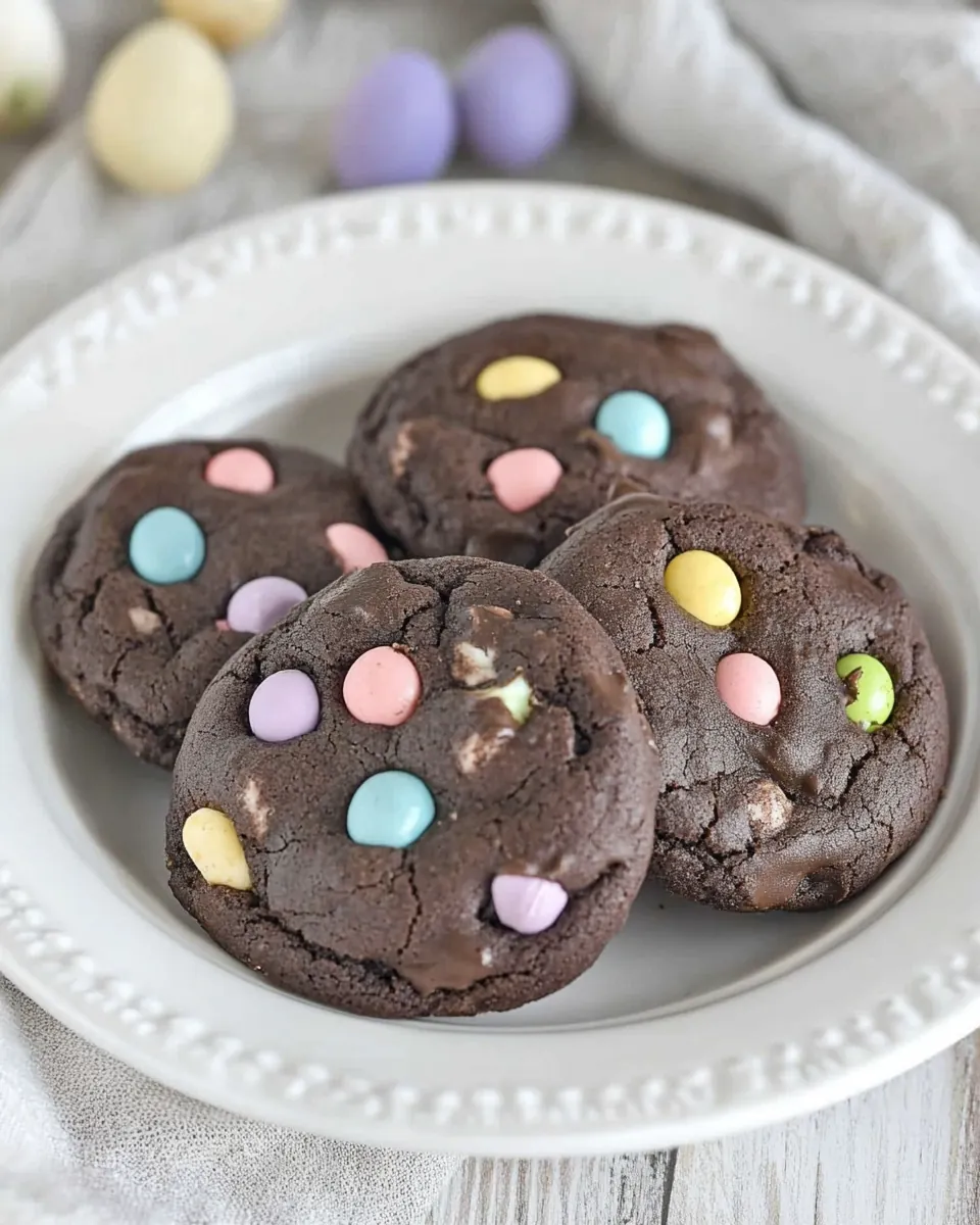 Easter Brownie Cookies