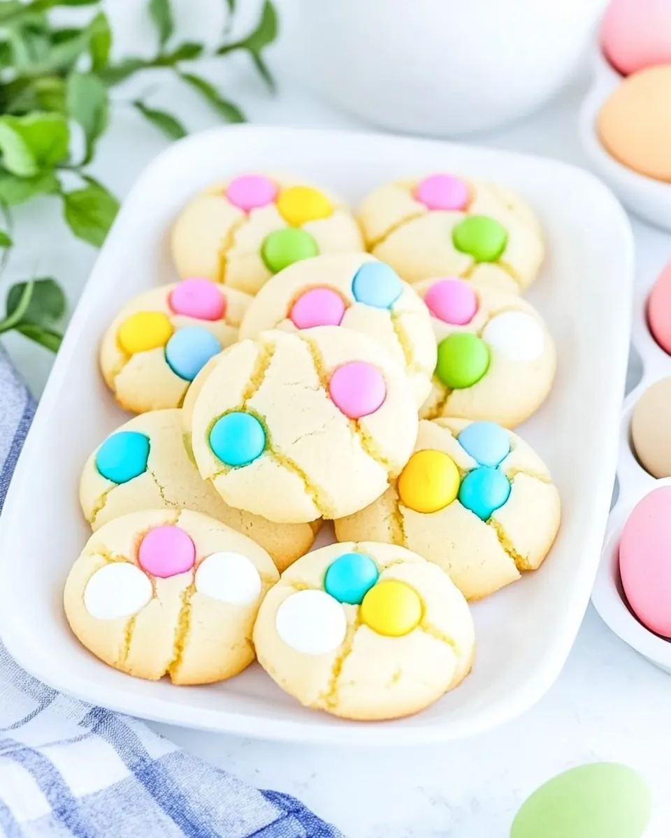 Easter Cake Mix Cookies