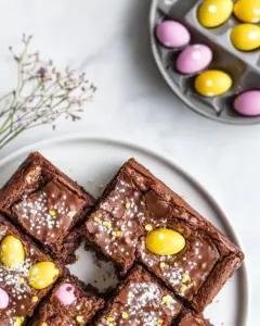 Easter Chocolate Egg Brownies