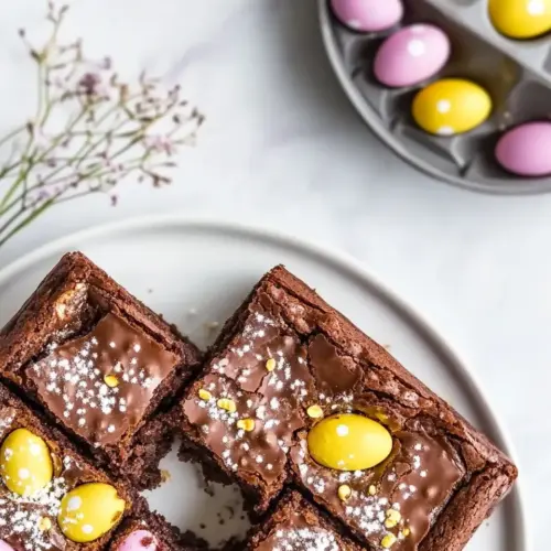 Easter Chocolate Egg Brownies