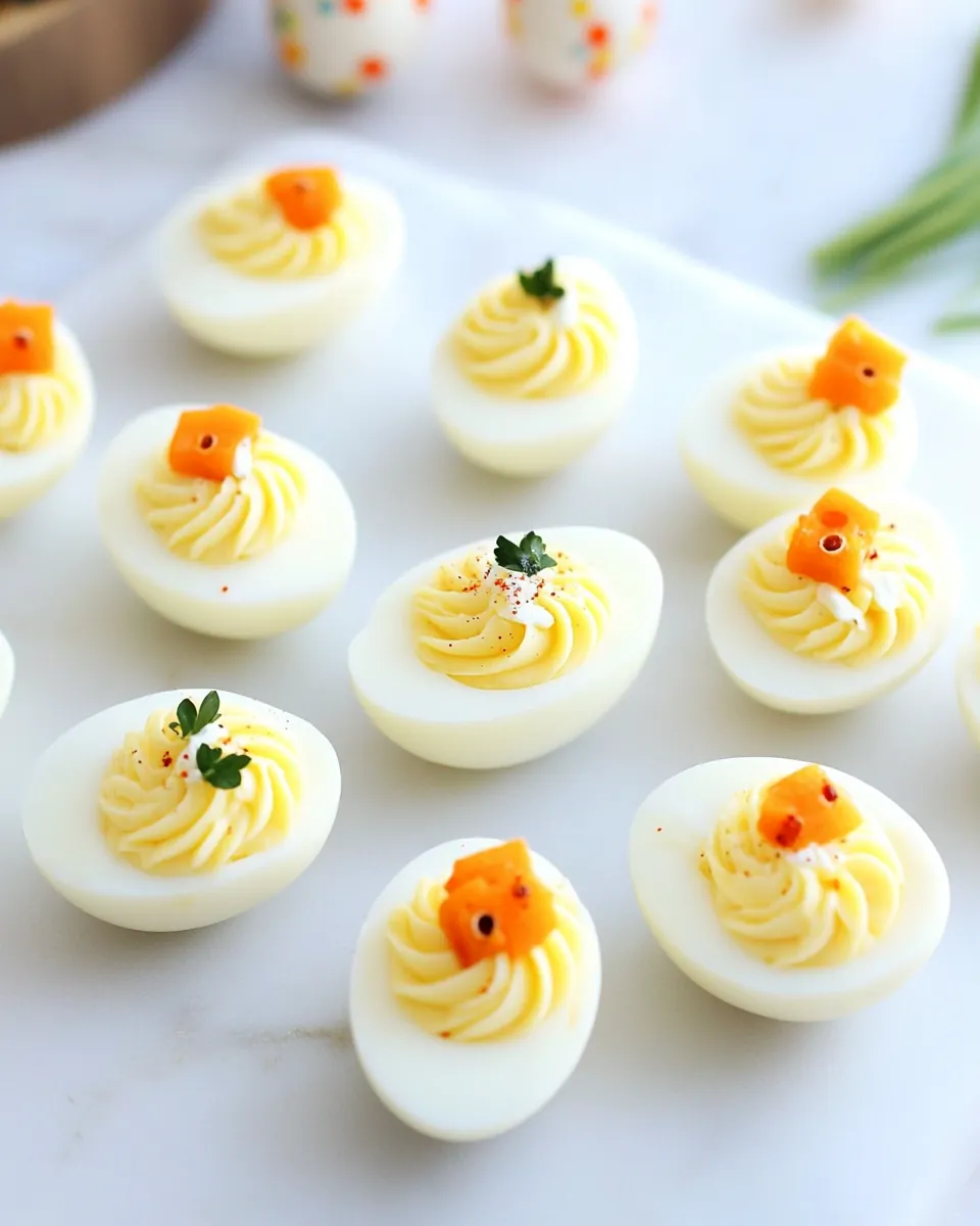 Easter Deviled Eggs