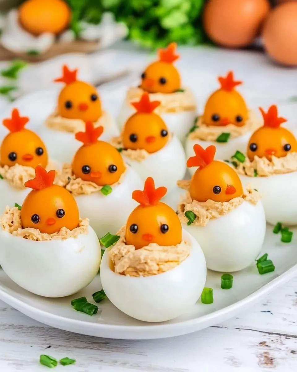Easter Deviled Eggs